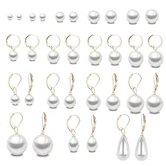 Pairs pearl earrings for sale  Delivered anywhere in USA 