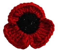 Red poppy brooch for sale  Delivered anywhere in UK