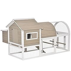 PawHut Chicken Coop with Run Outdoor Hen House Wooden for sale  Delivered anywhere in UK