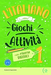 Italiano con giochi usato  Spedito ovunque in Italia 