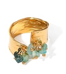 Bague large pampilles d'occasion  Livré partout en France