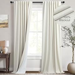 Cream linen blackout for sale  Delivered anywhere in USA 