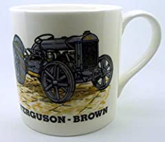Ferguson Brown Tractor ~ Large FINE Bone China Mug for sale  Delivered anywhere in UK