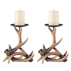 Olhapzp antler candlestick for sale  Delivered anywhere in USA 