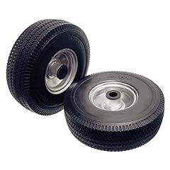 A pair of 10 inch Steel Rim PU Foam Puncture Proof for sale  Delivered anywhere in UK