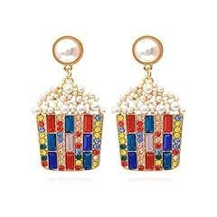 Popcorn earrings women for sale  Delivered anywhere in USA 