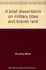Brief dissertation military for sale  Delivered anywhere in UK