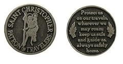 Saint christopher pewter for sale  Delivered anywhere in UK