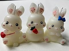 Bunny candle set for sale  Delivered anywhere in UK
