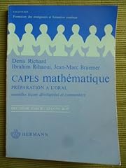 Capes mathématique d'occasion  Livré partout en France