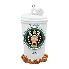 Personalized coffee ornaments for sale  Delivered anywhere in USA 