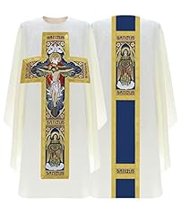 Cream gothic chasuble for sale  Delivered anywhere in USA 