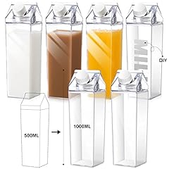 Clear milk carton for sale  Delivered anywhere in USA 