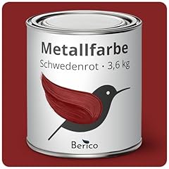 Berico metallfarbe schwedenrot gebraucht kaufen  Wird an jeden Ort in Deutschland