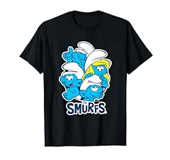 Smurfs group shirt for sale  Delivered anywhere in UK
