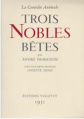 Comédie animale. nobles d'occasion  Livré partout en France