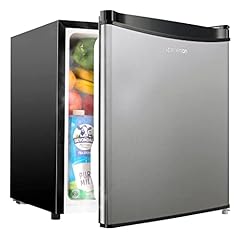 Upstreman Mini Frigo bar con congelatore, 46L, Silenzioso,Porta reversibile,Termostato Regolabile, Risparmio Energetico, Frigorifero Piccolo da camera, ufficio,Hotel, Acciaio Inox -FR17 usato  Spedito ovunque in Italia 
