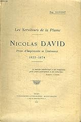 Nicolas david prote d'occasion  Livré partout en France