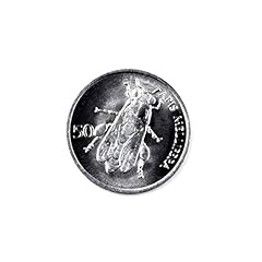 Spilla forma moneta usato  Spedito ovunque in Italia 