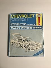 Chevrolet citation 1980 d'occasion  Livré partout en Belgiqu