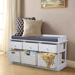 Warmiehomy storage bench for sale  Delivered anywhere in UK