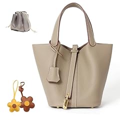 Genuine leather bucket for sale  Delivered anywhere in USA 