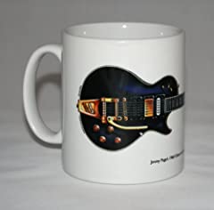Guitar Mug. Jimmy Page's 1960 Gibson Les Paul Custom for sale  Delivered anywhere in UK