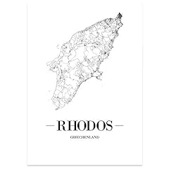 Juniwords stadtposter rhodos gebraucht kaufen  Wird an jeden Ort in Deutschland