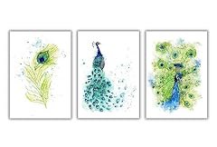 Peacock wall art for sale  Delivered anywhere in UK