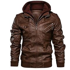 Kapuzenjacke herren lederjacke gebraucht kaufen  Wird an jeden Ort in Deutschland
