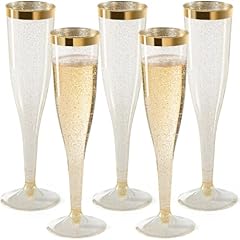 Plastic champagne flutes for sale  Delivered anywhere in USA 