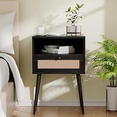 Black nightstand bedside for sale  Delivered anywhere in USA 