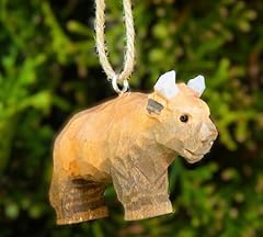 Bison buffalo ornament for sale  Delivered anywhere in USA 
