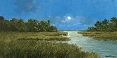 Egrets moonlight art for sale  Delivered anywhere in USA 
