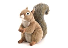 Plush Soft Toy Red Squirrel Sitting by Hansa. 16cm., used for sale  Delivered anywhere in UK
