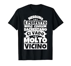 Sacrestano divertente magliett usato  Spedito ovunque in Italia 