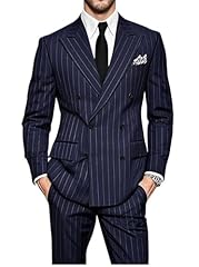 Huutoe mens pinstripe for sale  Delivered anywhere in USA 