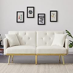 Velvet tufted futon for sale  Delivered anywhere in USA 