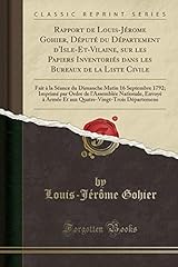 Rapport louis jérome d'occasion  Livré partout en France