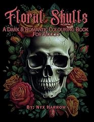Gothic floral skulls for sale  Delivered anywhere in UK