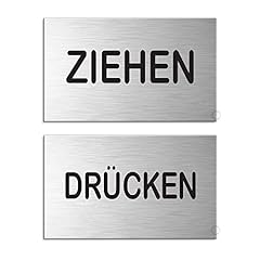 Schild ziehen drücken gebraucht kaufen  Wird an jeden Ort in Deutschland