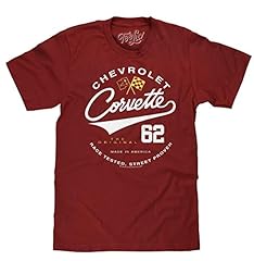 Tee Luv Men's Chevrolet Corvette Shirt - 62 Chevy Crossed for sale  Delivered anywhere in Canada
