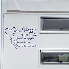 Adesivo sticker camper usato  Spedito ovunque in Italia 