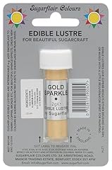 Sugarflair gold sparkle for sale  Delivered anywhere in UK