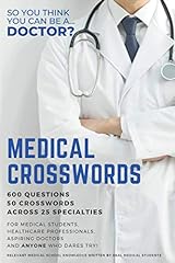 Medical crosswords think for sale  Delivered anywhere in UK