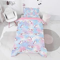 Intomeng unicorn bedding for sale  Delivered anywhere in UK