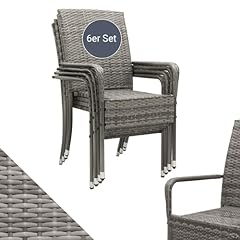 Juskys polyrattan gartenstühl gebraucht kaufen  Wird an jeden Ort in Deutschland