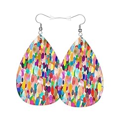 Colorful watercolor teardrop for sale  Delivered anywhere in USA 