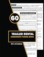 Trailer rental agreement for sale  Delivered anywhere in USA 