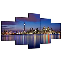 Toronto skyline canvas for sale  Delivered anywhere in USA 